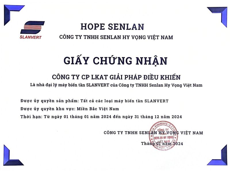LKAT | Đại lý biến tần Senlan (Slanvert)