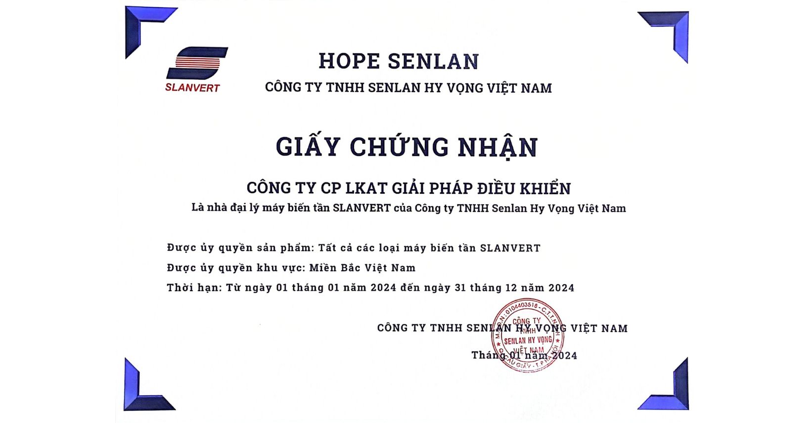 LKAT | Đại lý biến tần Senlan (Slanvert)