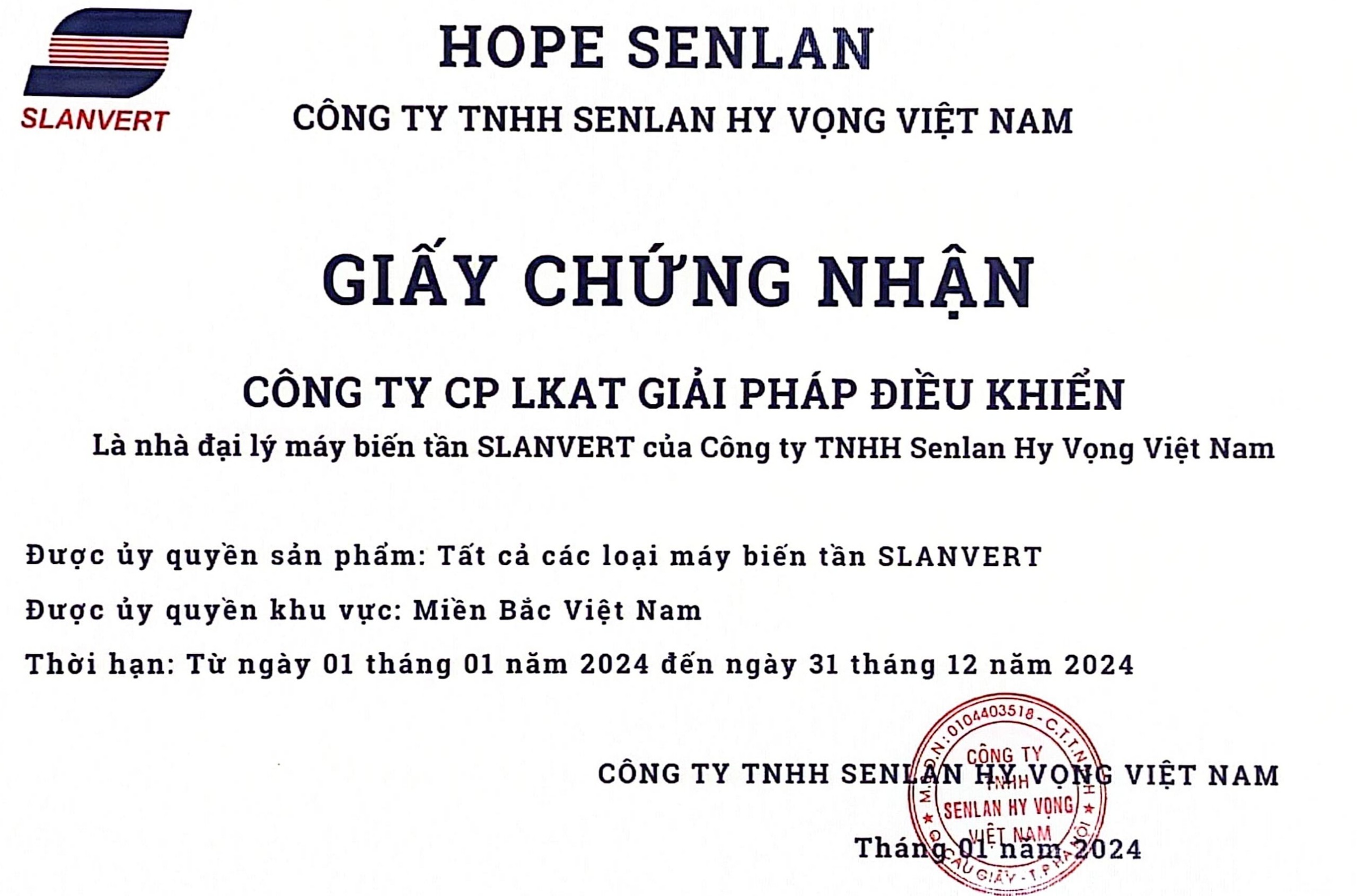 LKAT | Đại lý biến tần Senlan (Slanvert)